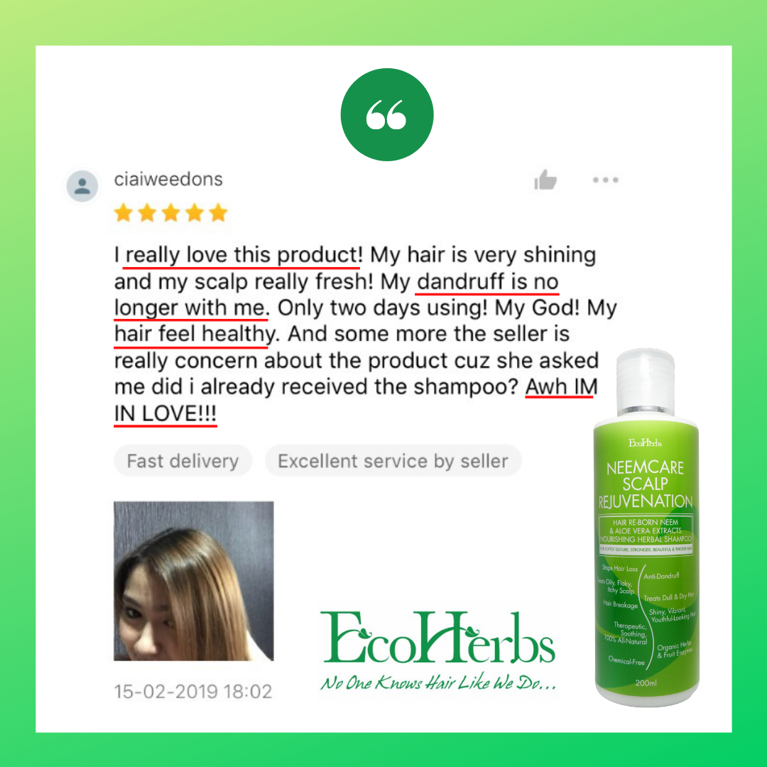 EcoHerbs NeemCare Scalp Rejuvenation Shampoo For Hair Loss, Hair Fall, Thinning Hair (For Women)