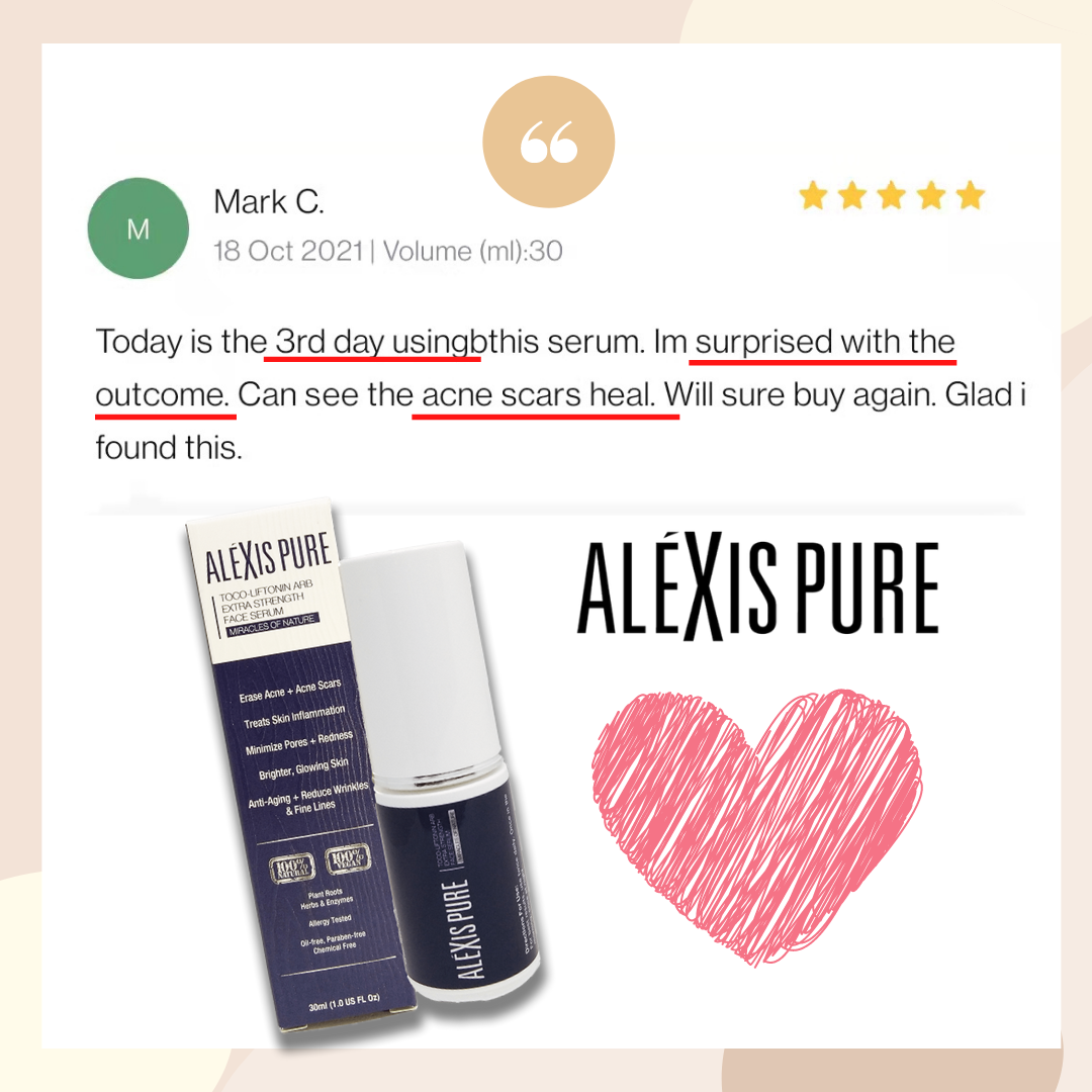 Alexis Pure Toco-Liftonin ARB Extra Strength Face Serum For Acne, Acne Scars, Minimize Pores, Oily/Greasy Skin, Skin Brightening, Improve Skin Barrier, Moisturize Skin – 30ml