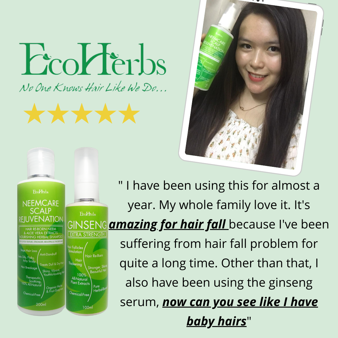 EcoHerbs NeemCare Scalp Rejuvenation Shampoo For Hair Loss, Hair Fall, Thinning Hair (For Women)