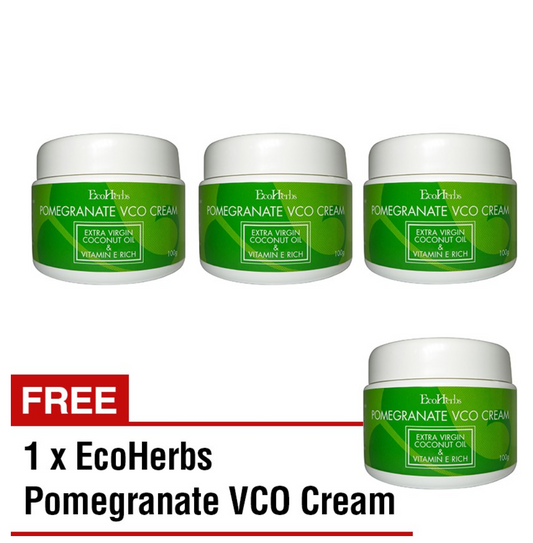 [Buy3 Free 1] EcoHerbs Ayurveda VCO Cream (Virgin Coconut Oil): 18-Hour Hold for Daily Styling, New Hair Growth, Thicker, Stronger Hair (for Men)